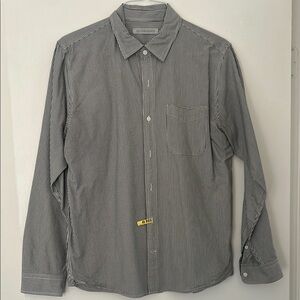 Outerknown Gray Dress Shirt with Textured Fabric